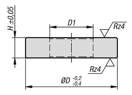 Washers steel for guide tubes