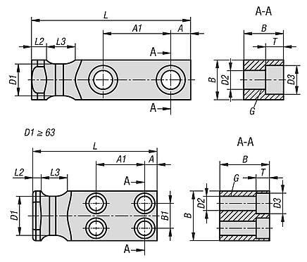 Hoist pins VDI 3366