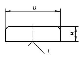 Magnets shallow pot hard ferrite