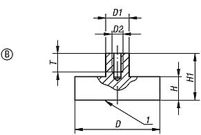 Magnets shallow pot SmCo, Form B