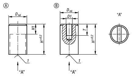 Magnets deep pot SmCo