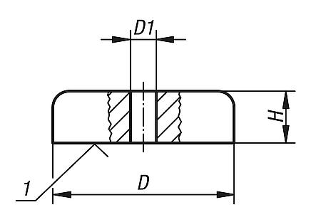 Magnets shallow pot