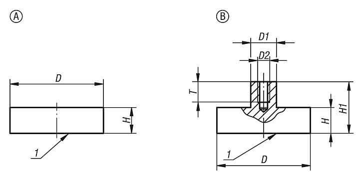 Magnets shallow pot SmCo