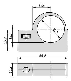 表面紧固件 Ø30 I 型