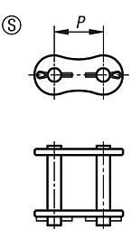 Links DIN ISO 606, Form S