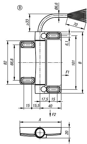 Security hinge switch, Form B