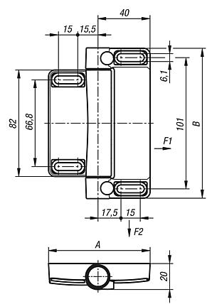 Security hinge switch, additional hinge