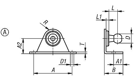 Angle brackets A