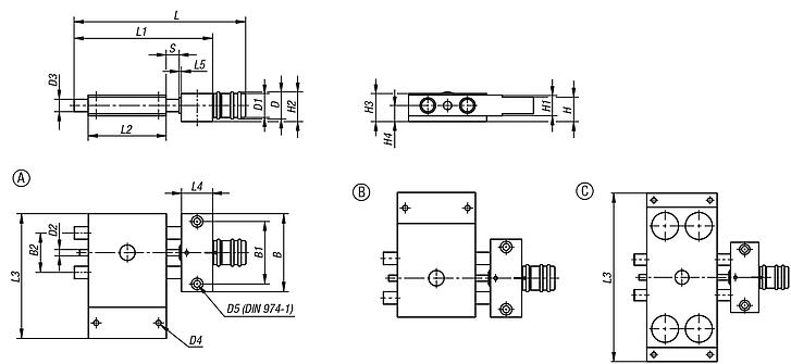 Cross stages, short