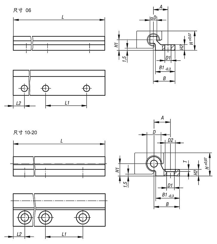 Drylin® W 单导轨