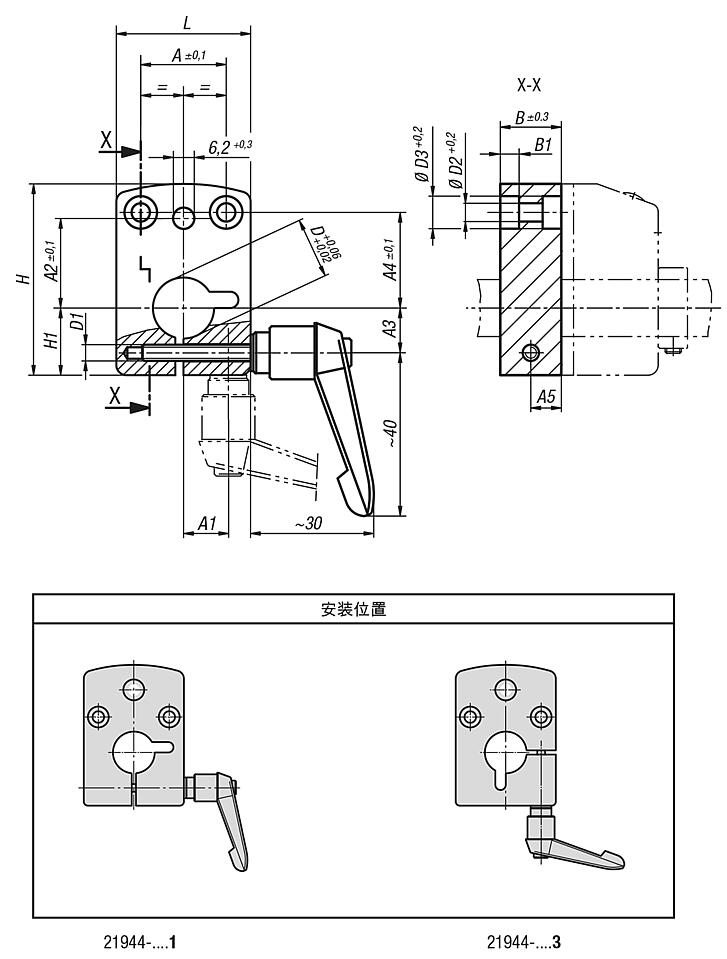 安装板