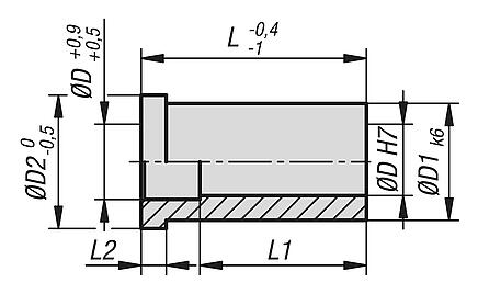 Guide bushes steel or bronze