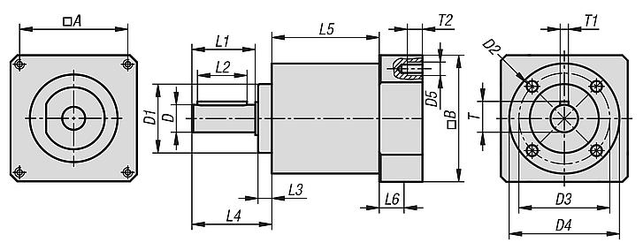 Planetary gearing for stepper motors