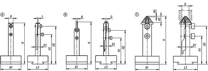 Small parts clamp