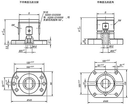 UNILOCK 5 轴基本模块，系统尺寸 80 mm