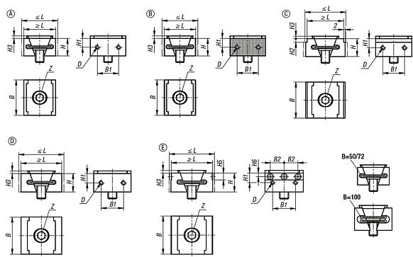 Wedge clamps