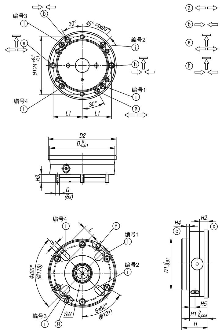 UNILOCK 夹持模块 
ESA 138