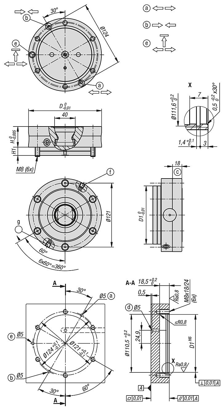 UNILOCK 夹紧模块 ESM 138-C