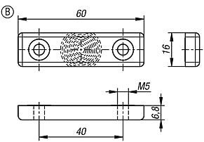 执行器 用于 RFID 编码安全开关 ，B 型