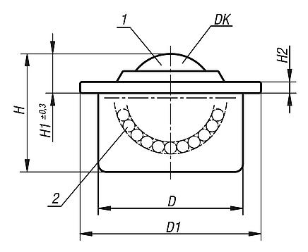 Ball transfer units with steel housing