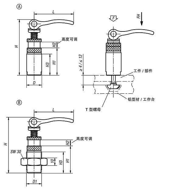 偏心夹具