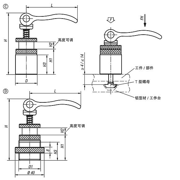 偏心夹具